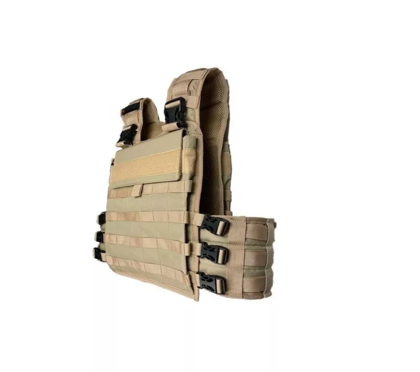 Chaleco, Lastre Porta Placas,seguridad Cross Fit Sick Pack CAFE