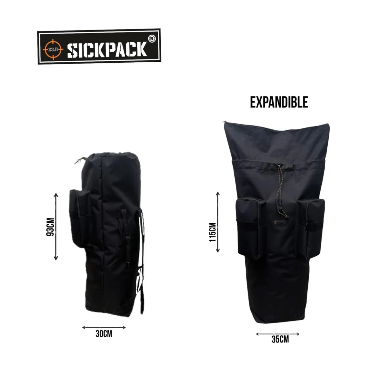 Saco De Avio Militar Expandible Sickpack Mochila Costal
