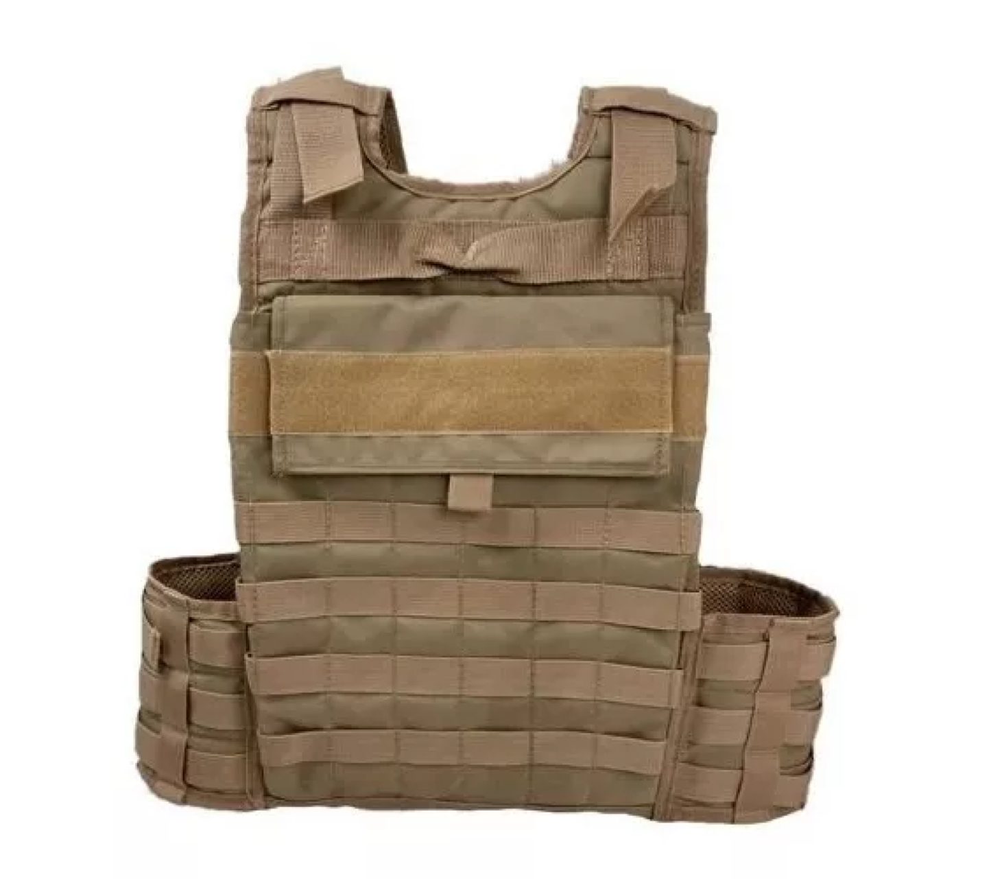 Chaleco, Lastre Porta Placas,seguridad Cross Fit Sick Pack CAFE