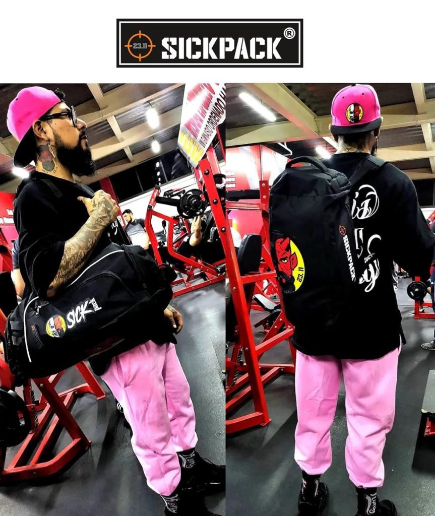 Maleta deportiva y mochila en uno multifuncional viaje gym mod. Mt-10 SickPack