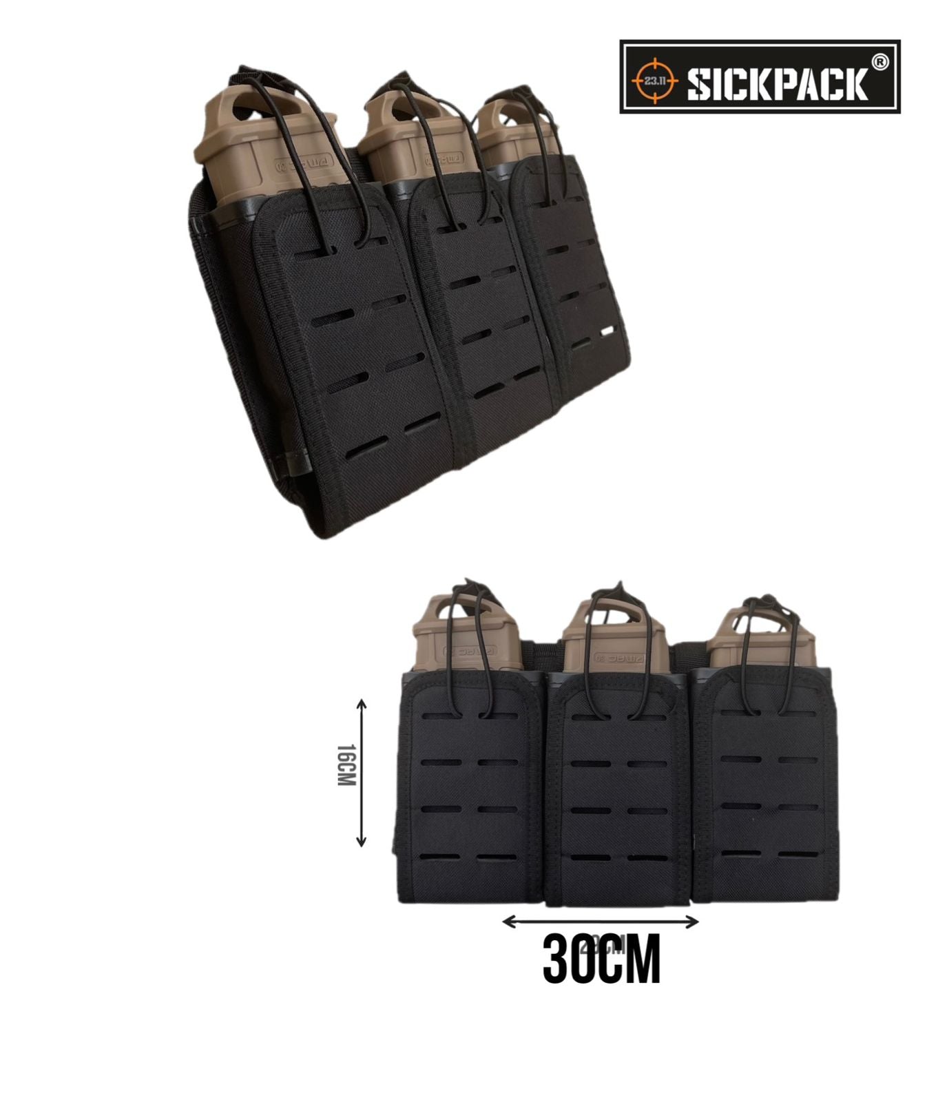 Cartuchera Portacargador Sickpack Tactico Para R15 Cap Molle