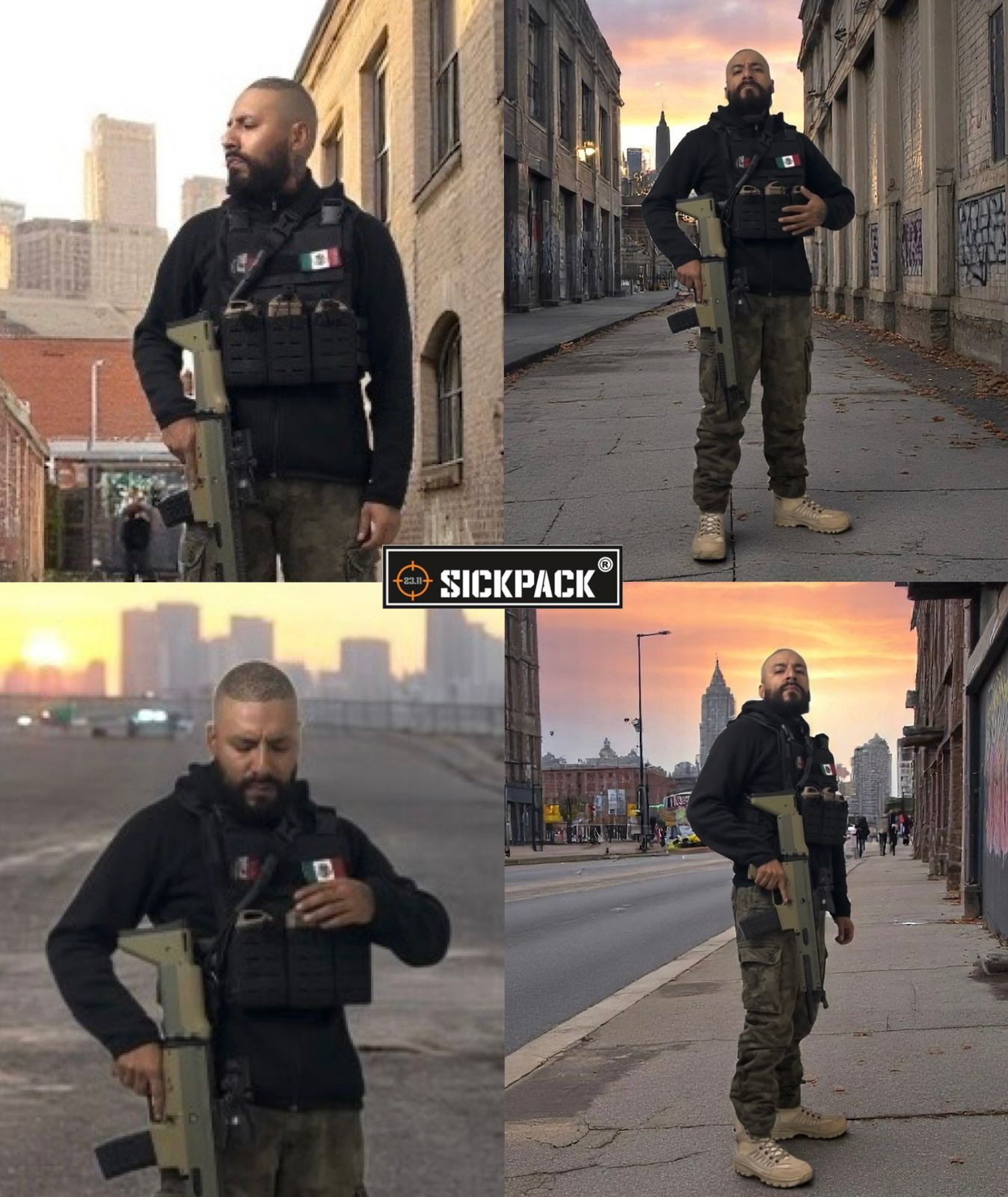 Cartuchera Portacargador Sickpack Tactico Para R15 Cap Molle