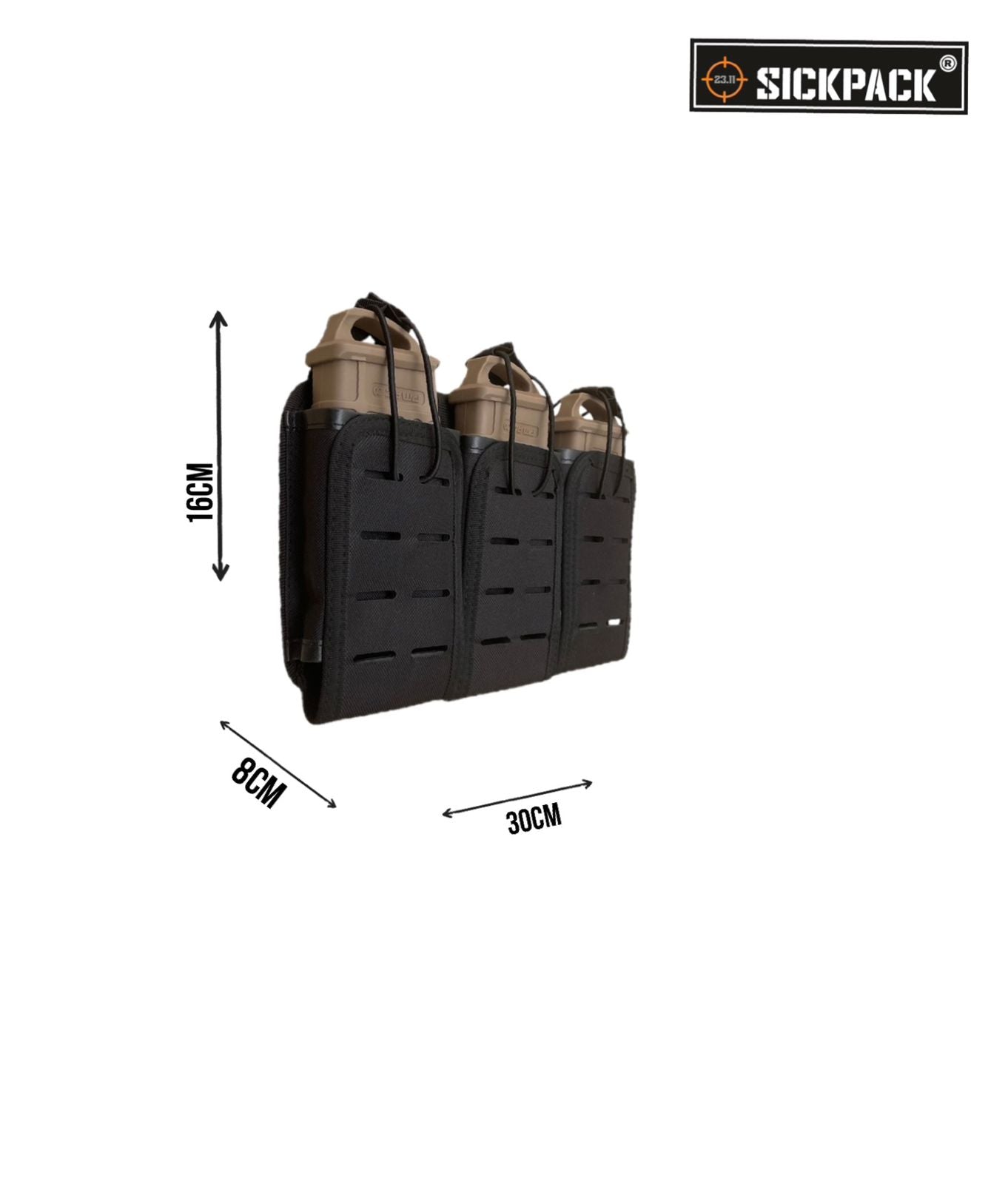 Cartuchera Portacargador Sickpack Tactico Para R15 Cap Molle