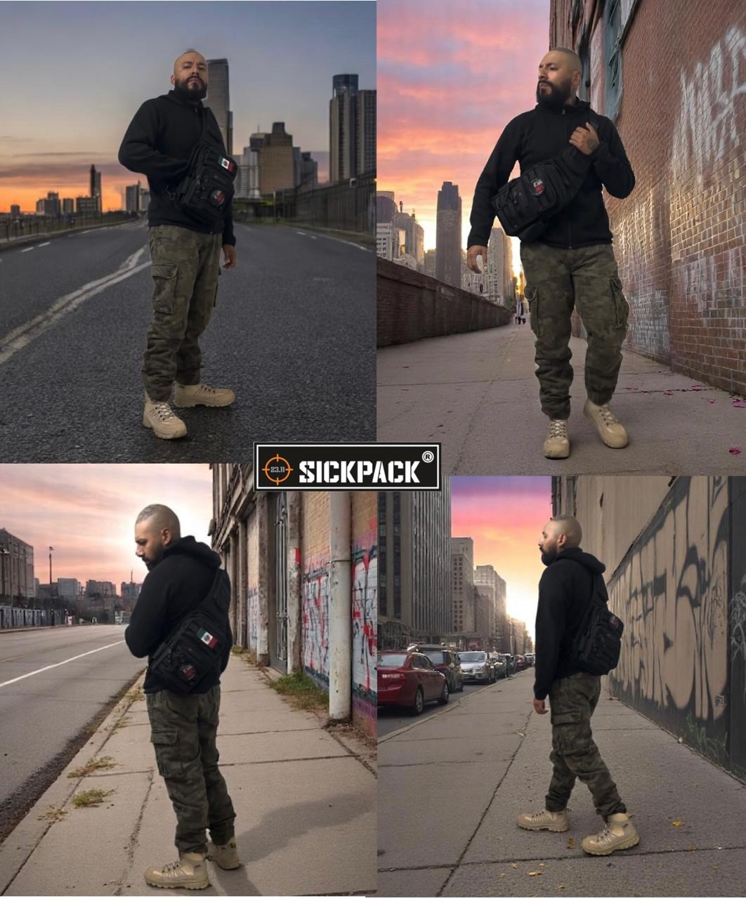 Pechera Tactica Am30 Porta Objetos Sickpack +parche Regalo