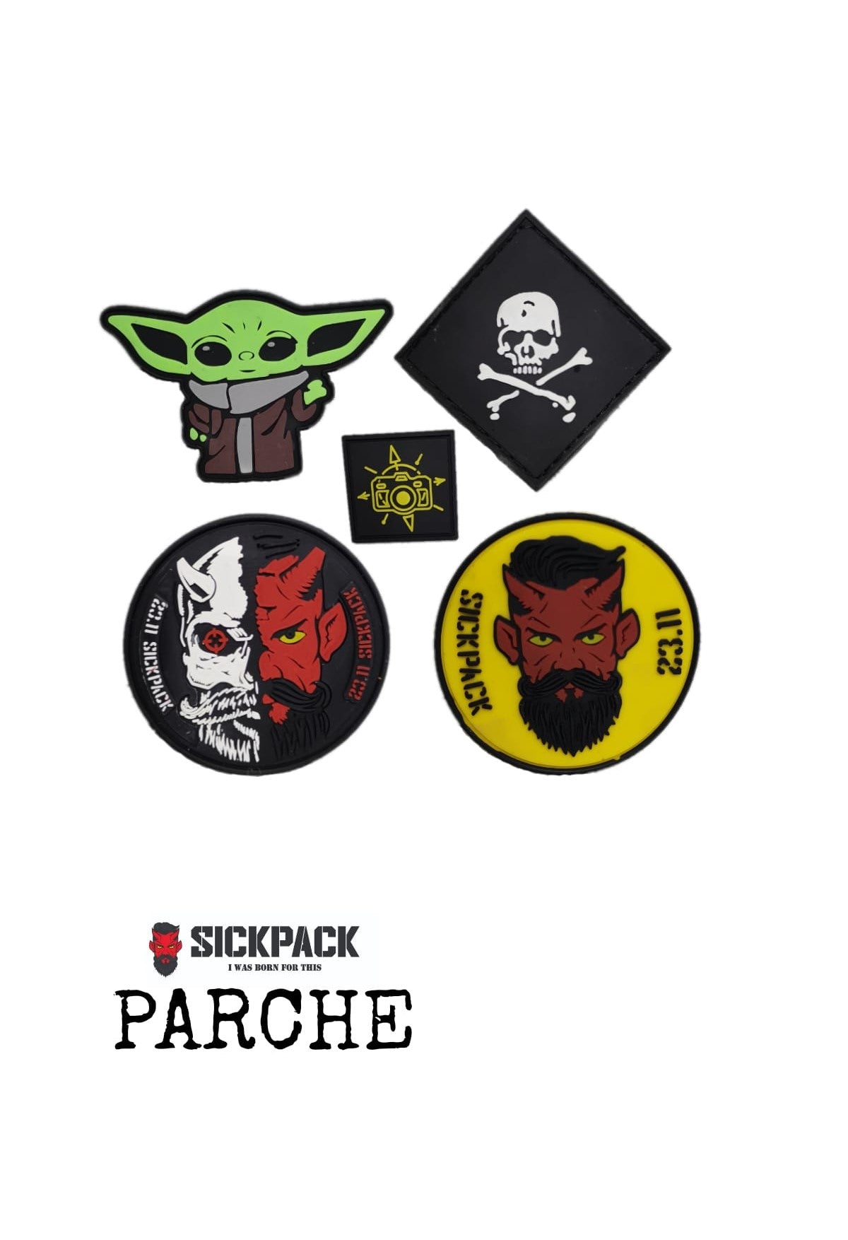 Parches Insignia Táctico Militar Pvc