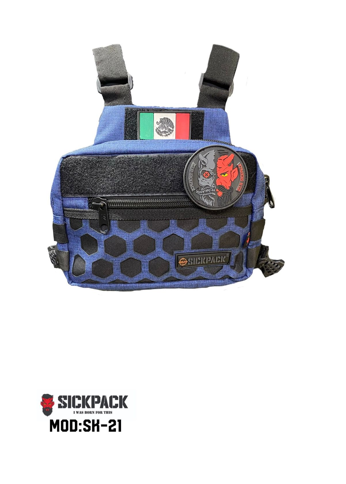Pechera Táctica Chest Bag Sickpack Sk21 Porta Arma Molle