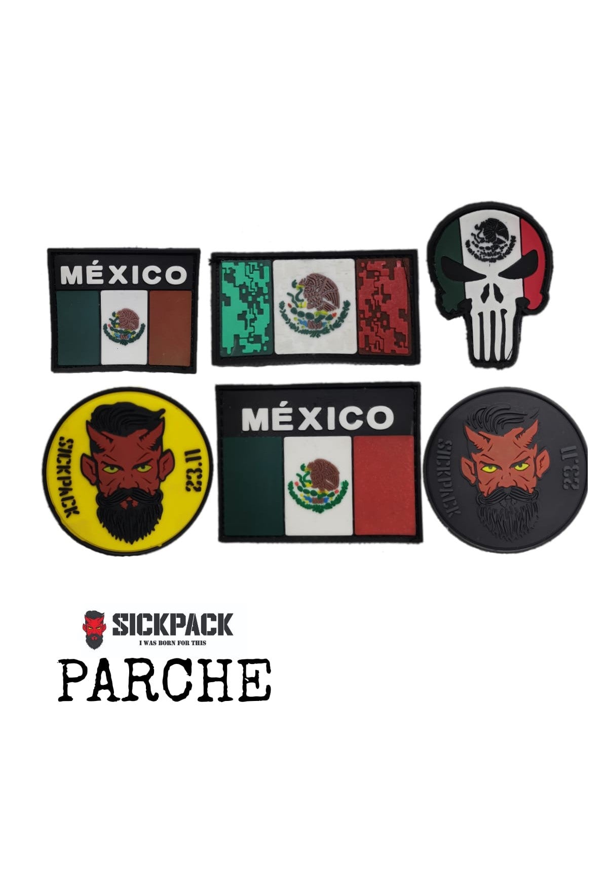Parches Insignia Táctico Militar Pvc