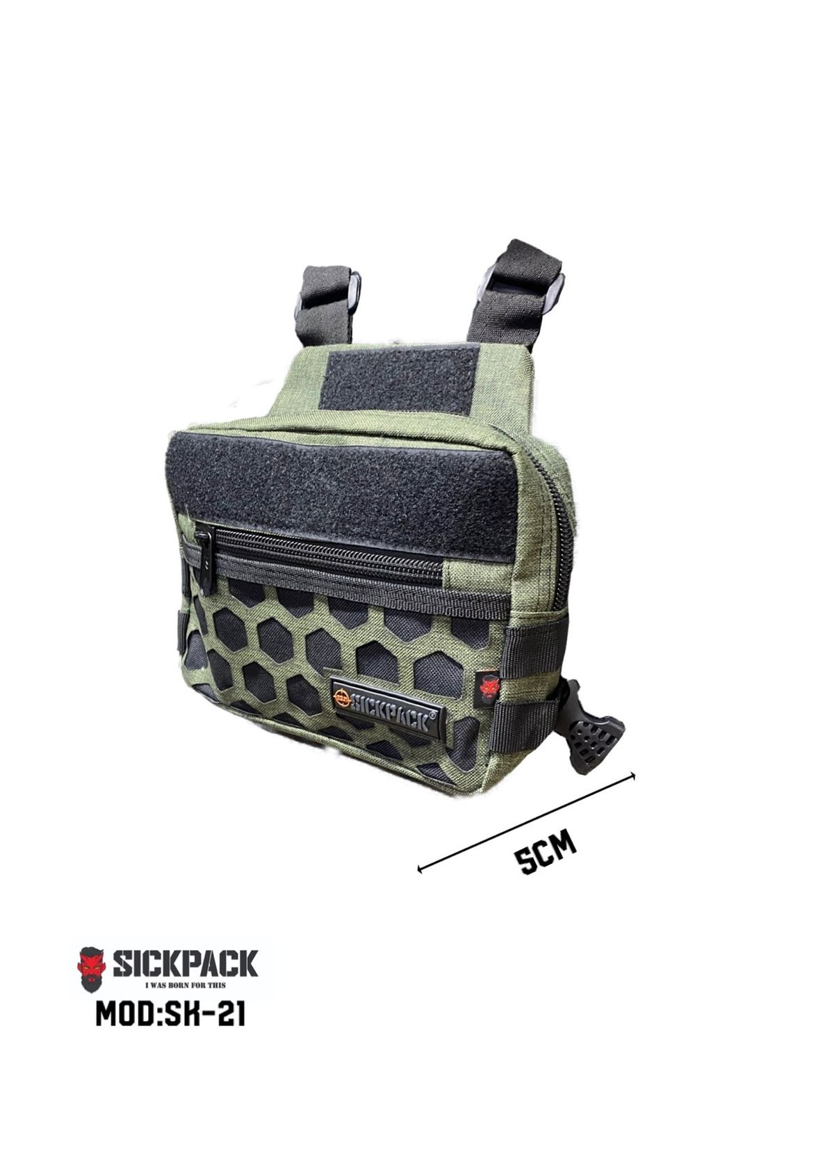 Pechera Táctica Chest Bag Sickpack Sk21 Porta Arma Molle