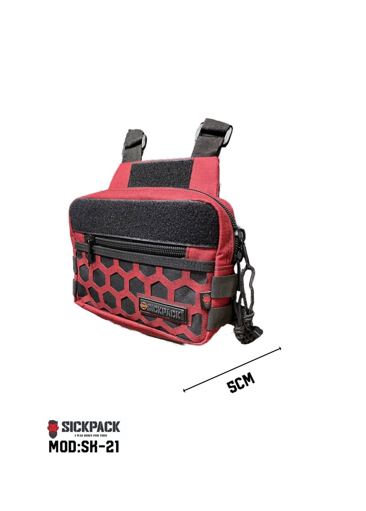 Pechera Táctica Chest Bag Sickpack Sk21 Porta Arma Molle