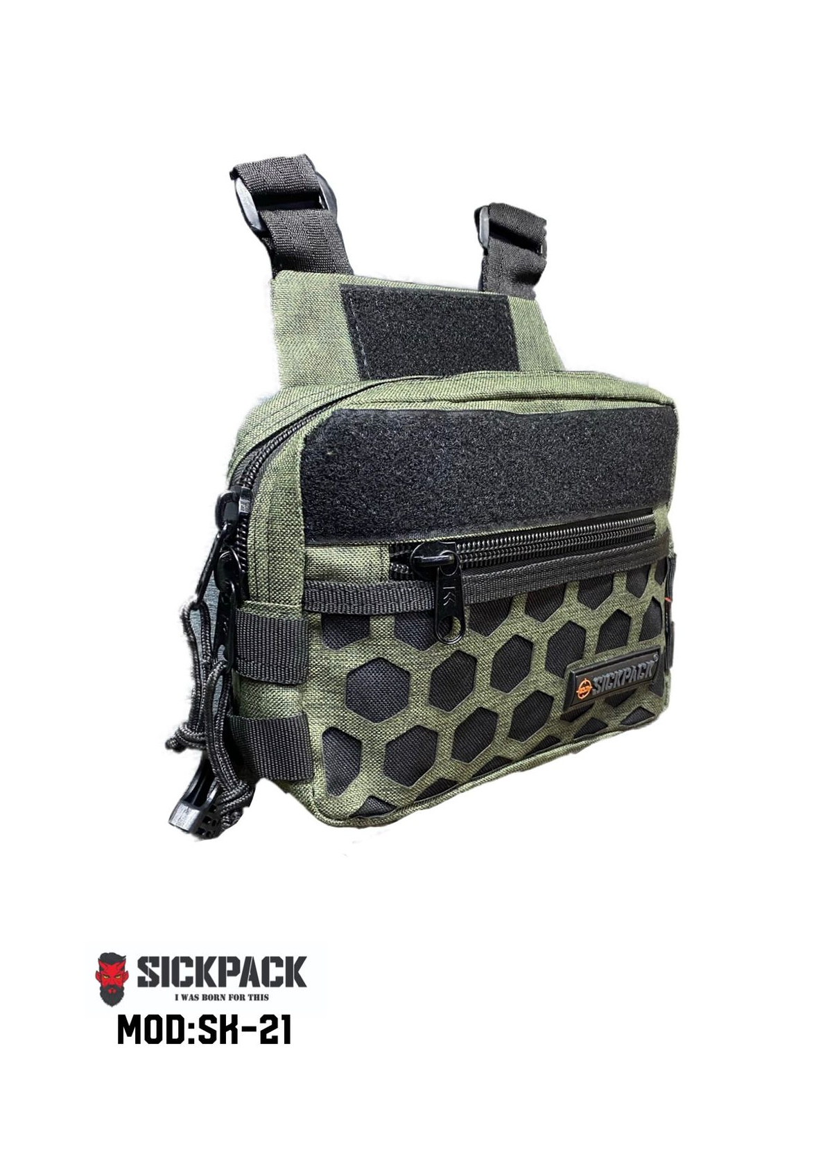 Pechera Táctica Chest Bag Sickpack Sk21 Porta Arma Molle