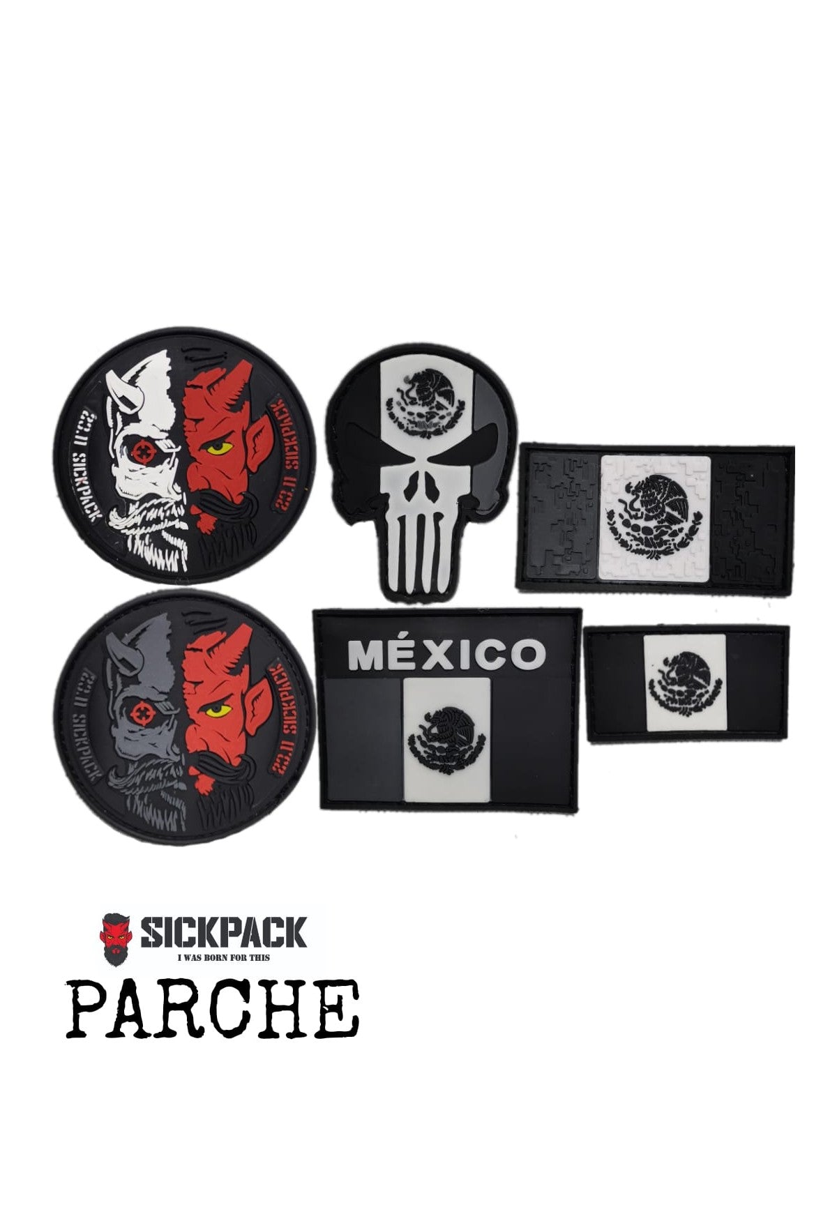 Parches Insignia Táctico Militar Pvc
