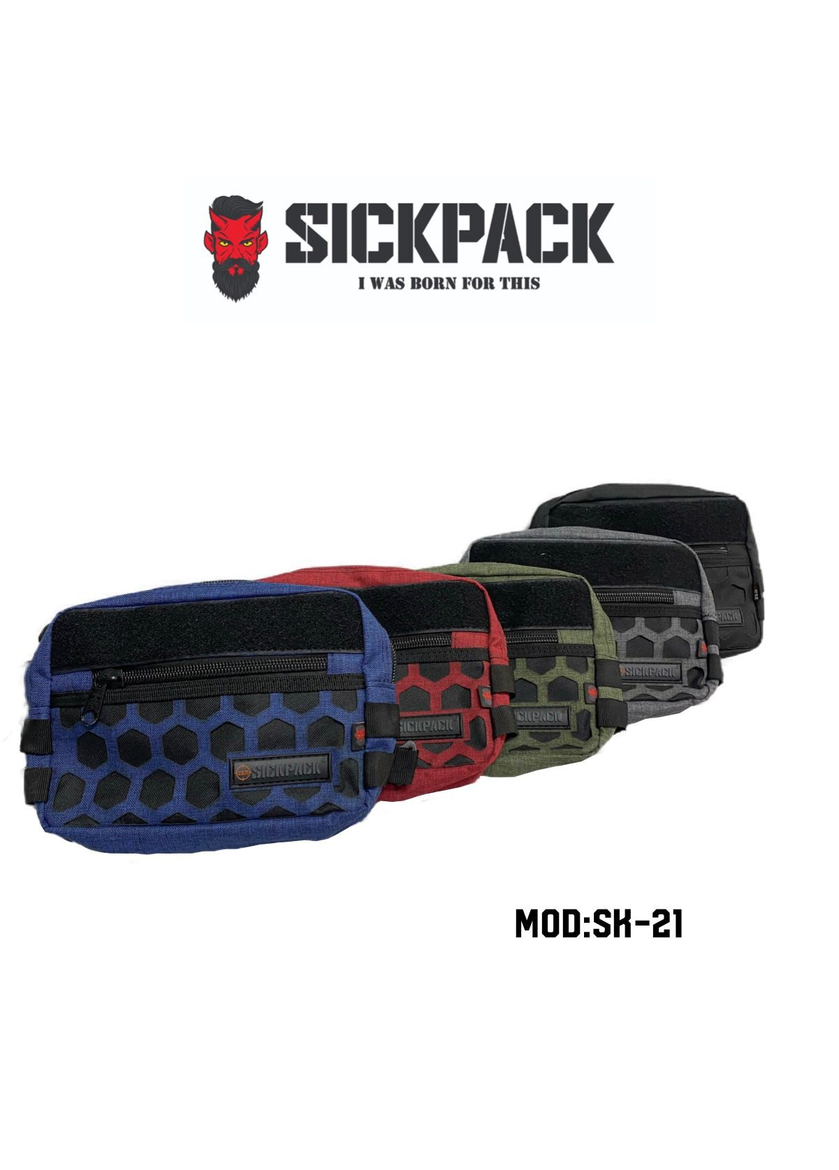 Pechera Táctica Chest Bag Sickpack Sk21 Porta Arma Molle