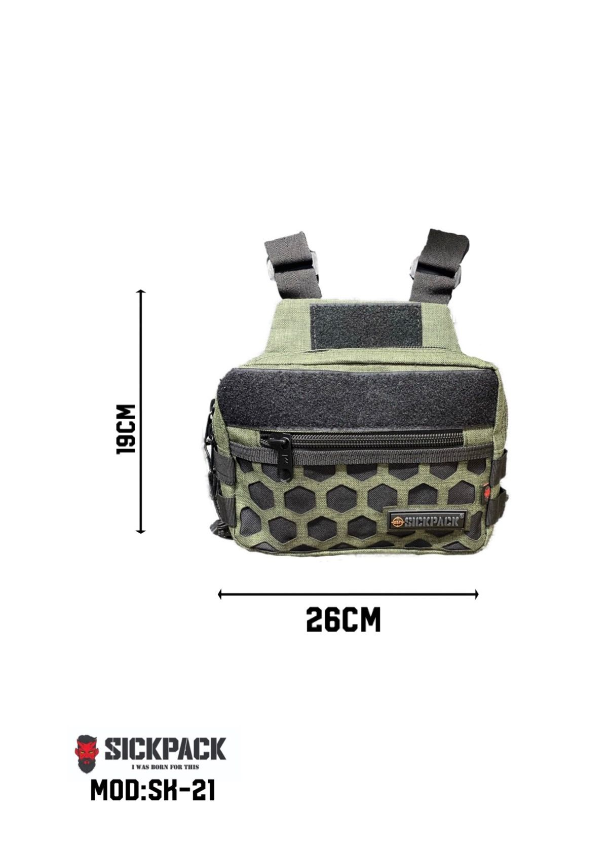 Pechera Táctica Chest Bag Sickpack Sk21 Porta Arma Molle