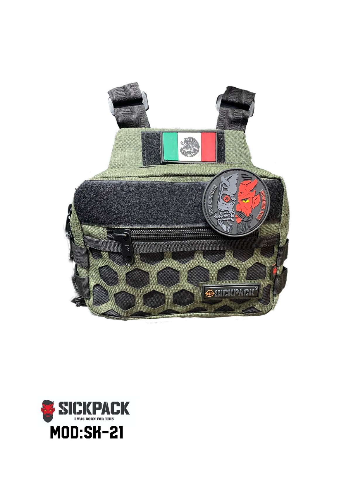 Pechera Táctica Chest Bag Sickpack Sk21 Porta Arma Molle