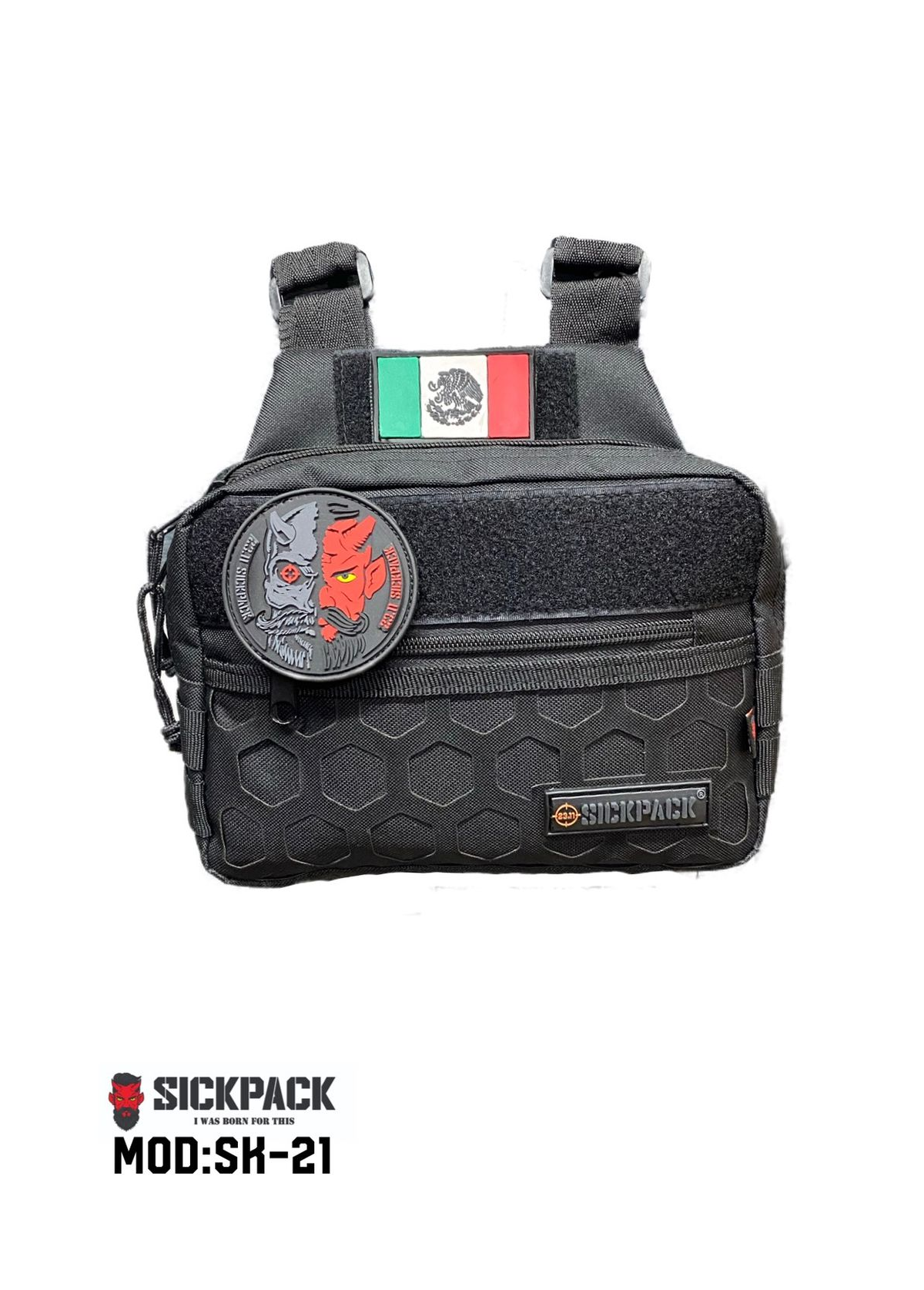 Pechera Táctica Chest Bag Sickpack Sk21 Porta Arma Molle