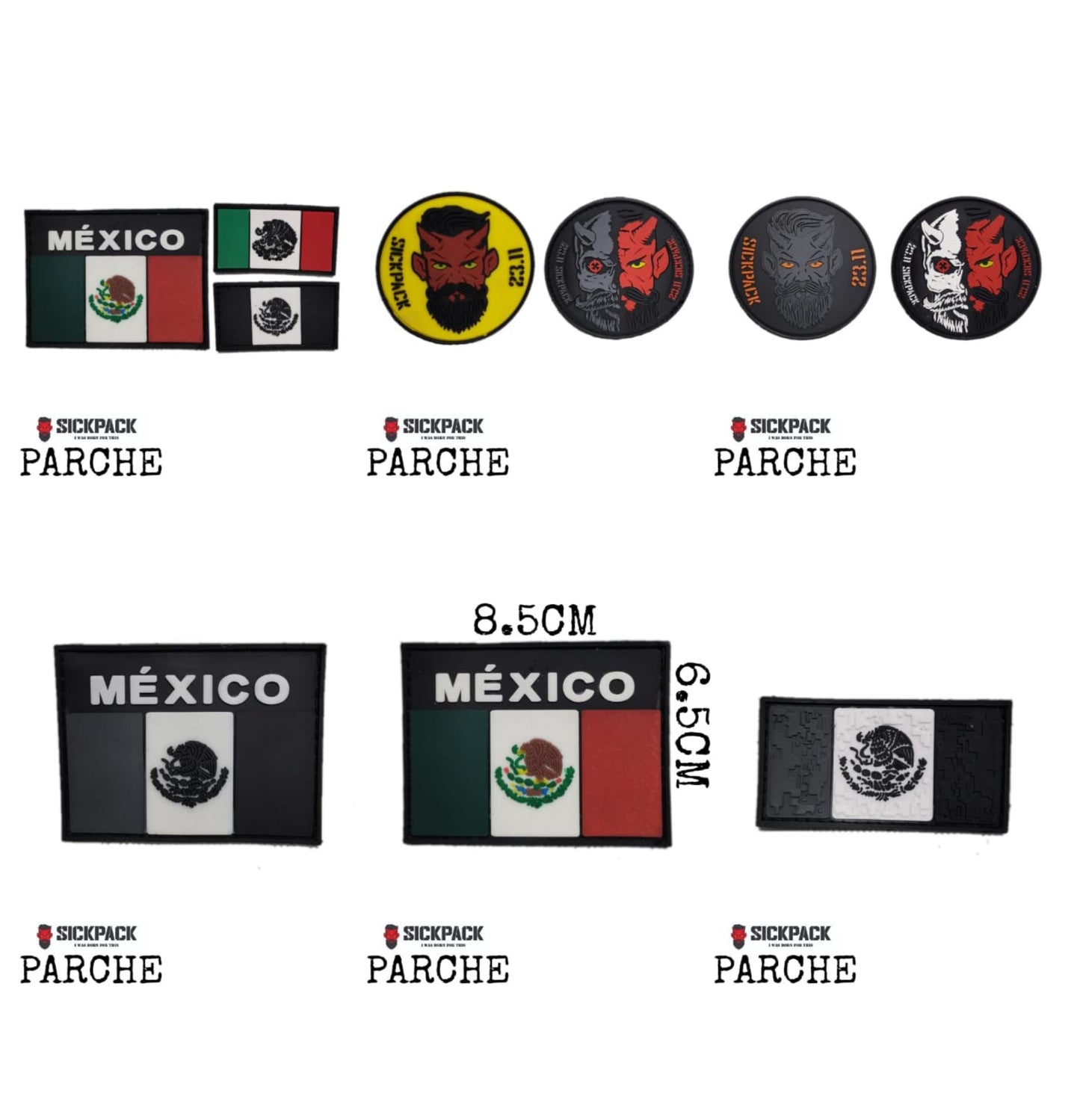 Parches Insignia Táctico Militar Pvc
