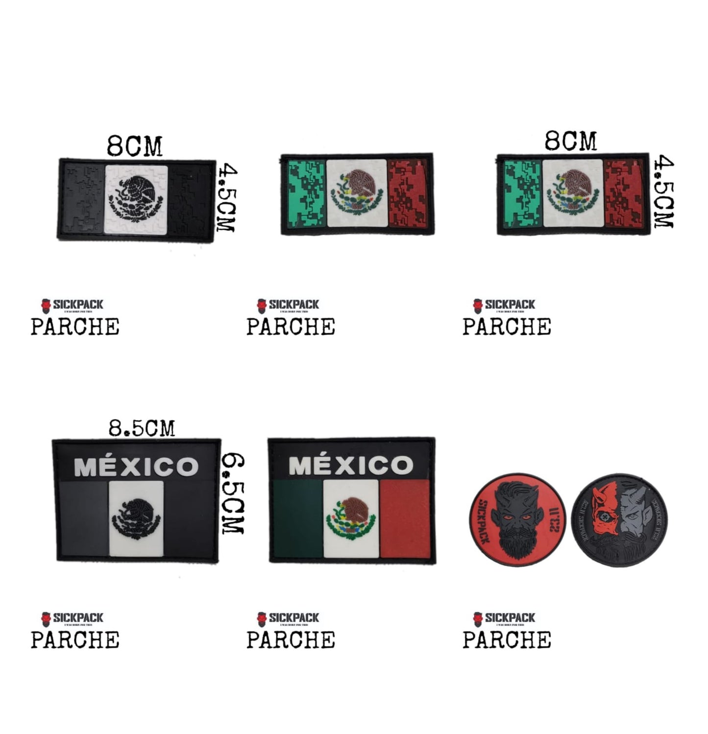 Parches Insignia Táctico Militar Pvc