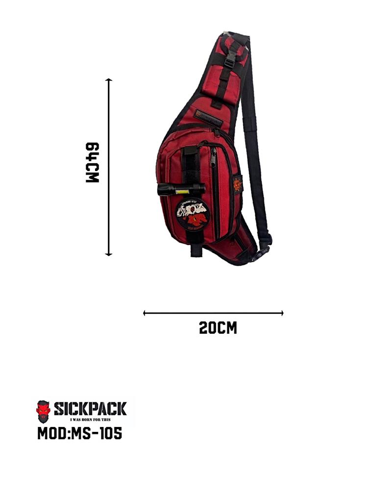 Canguro Cangurera Riñonera Bandolera Táctico Sickpack Ms-105