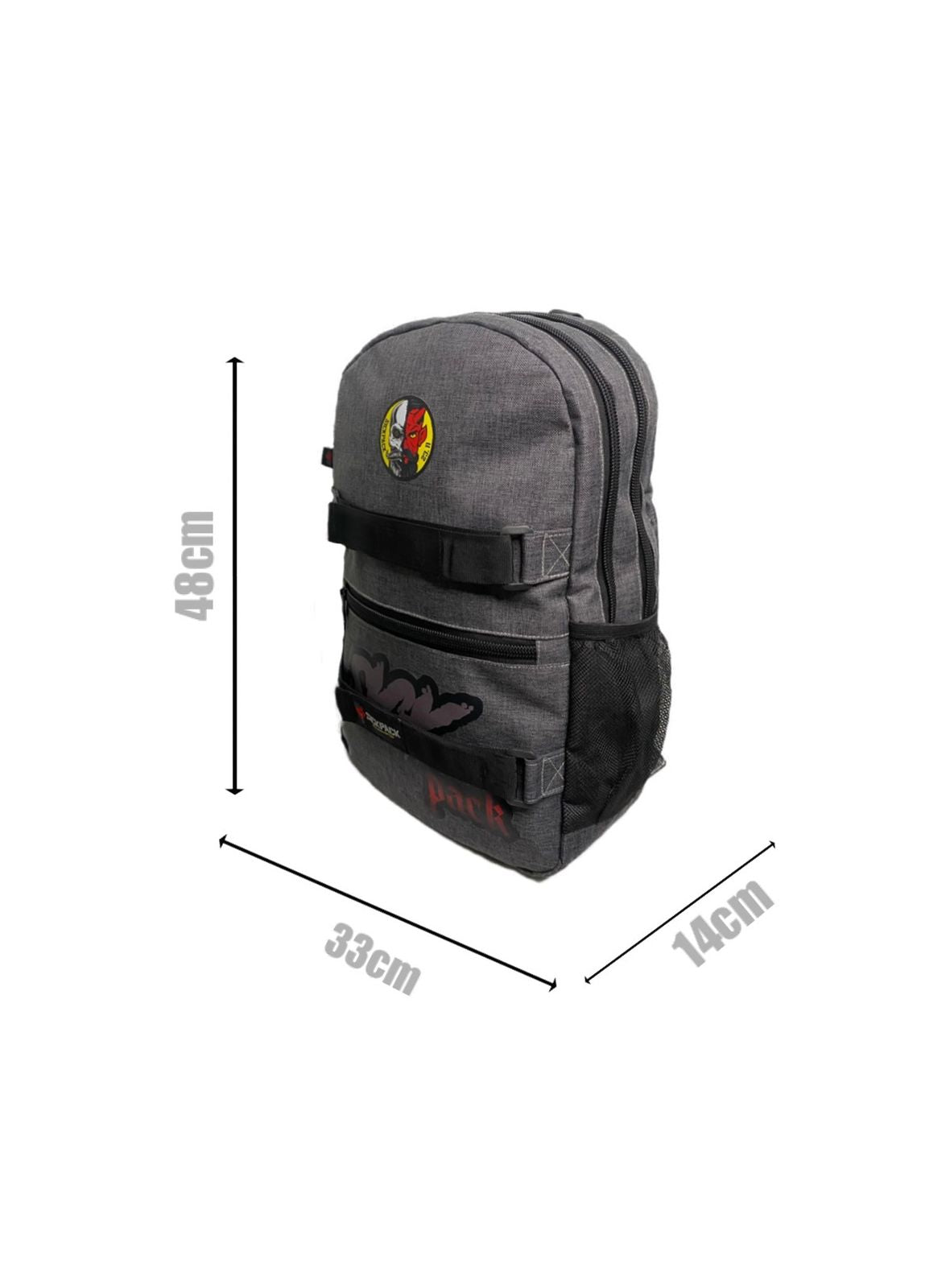 Mochila Escolar Deportiva Porta Laptop Skate Sickpack Jmm3