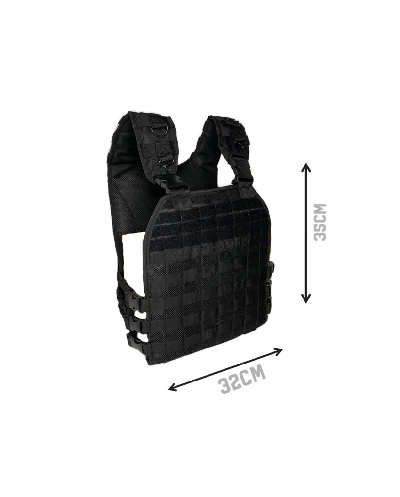 Chaleco, Lastre Porta Placas,seguridad Cross Fit