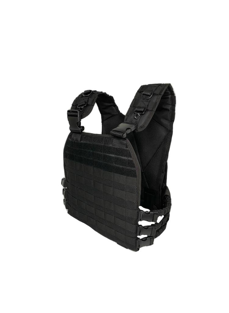 Chaleco Tipo Bungee Lastre Porta Placas,seguridad Cross Fit
