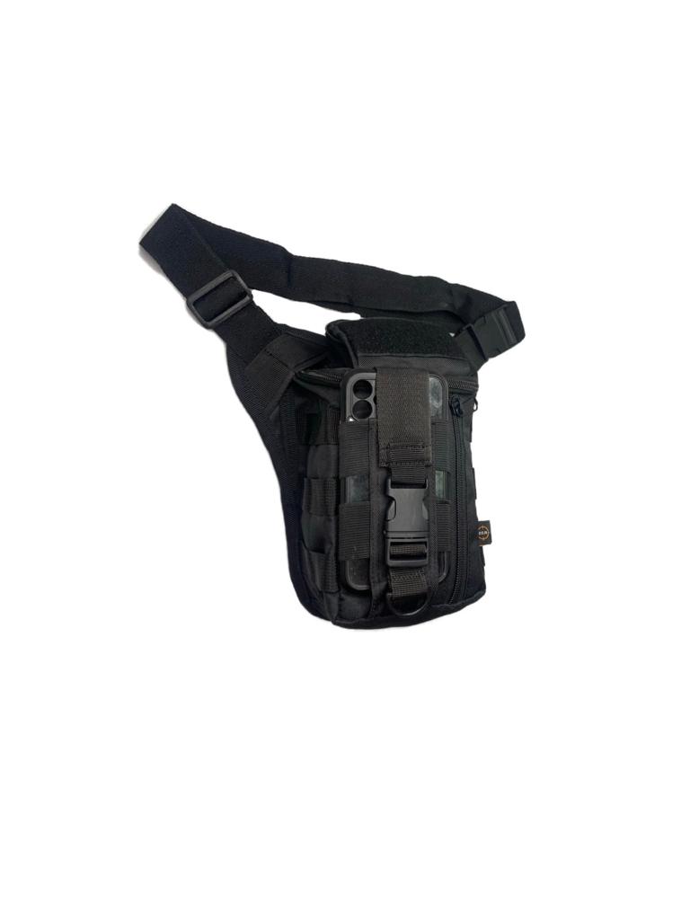 Piernera Táctica Jb11 Sickpack P Celular Bolsa Secre +parche