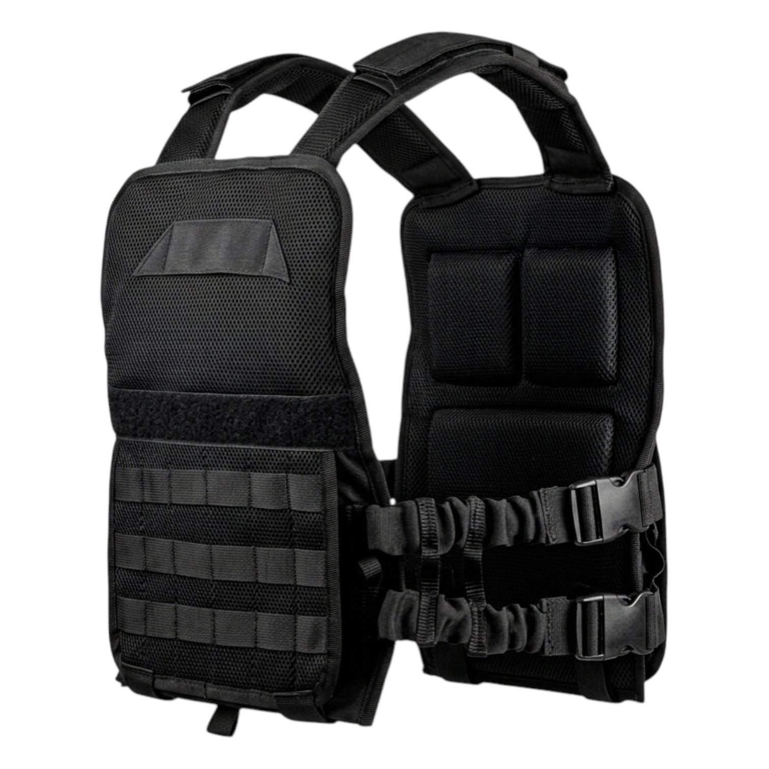 Chaleco Táctico porta placas Bungee 2R, Con accesorios incluidos.