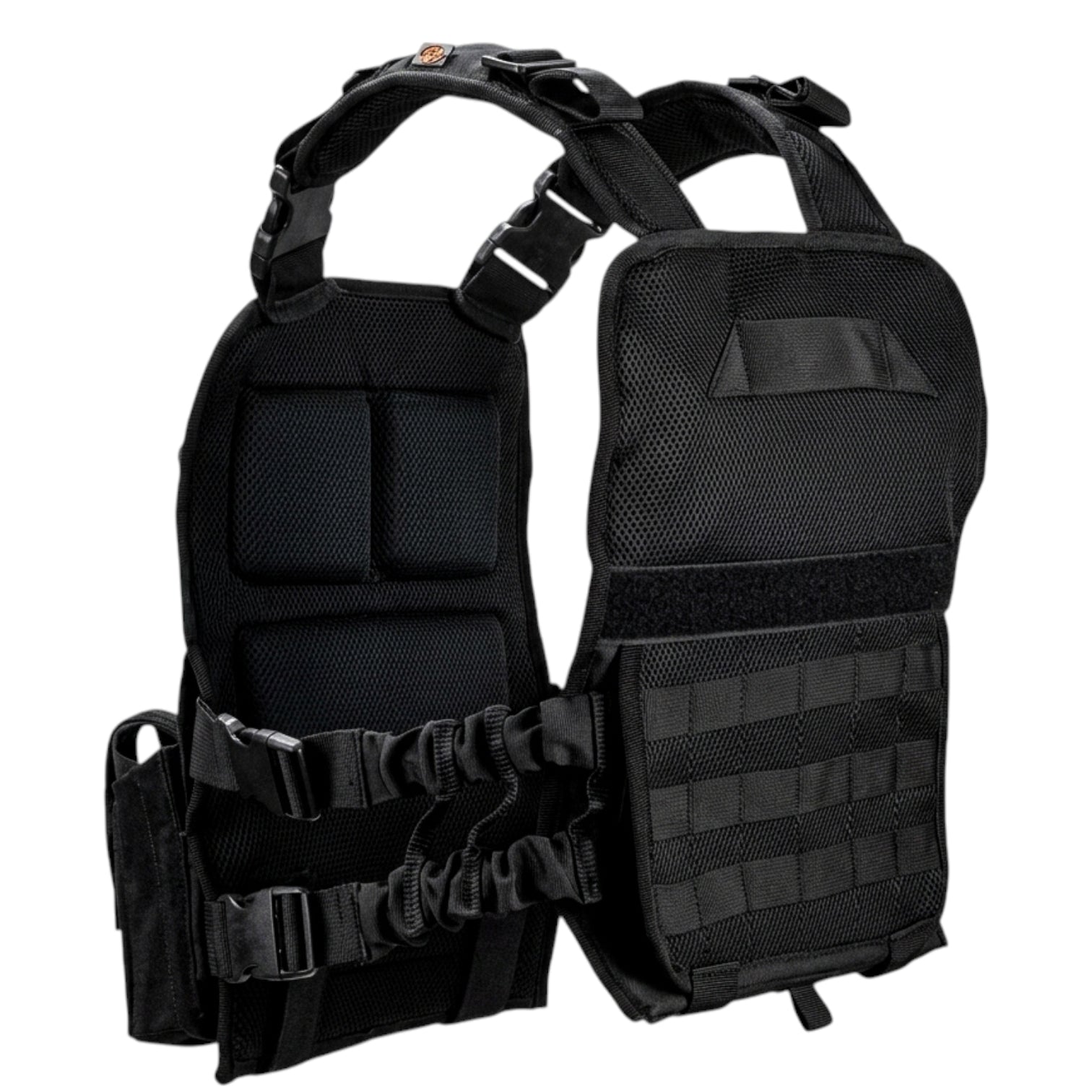 Chaleco Táctico porta placas Bungee 2R, Con accesorios incluidos.