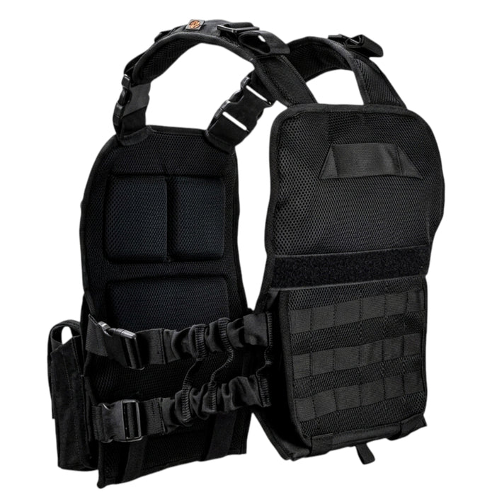 Chaleco Táctico porta placas Bungee 2R, Con accesorios incluidos.