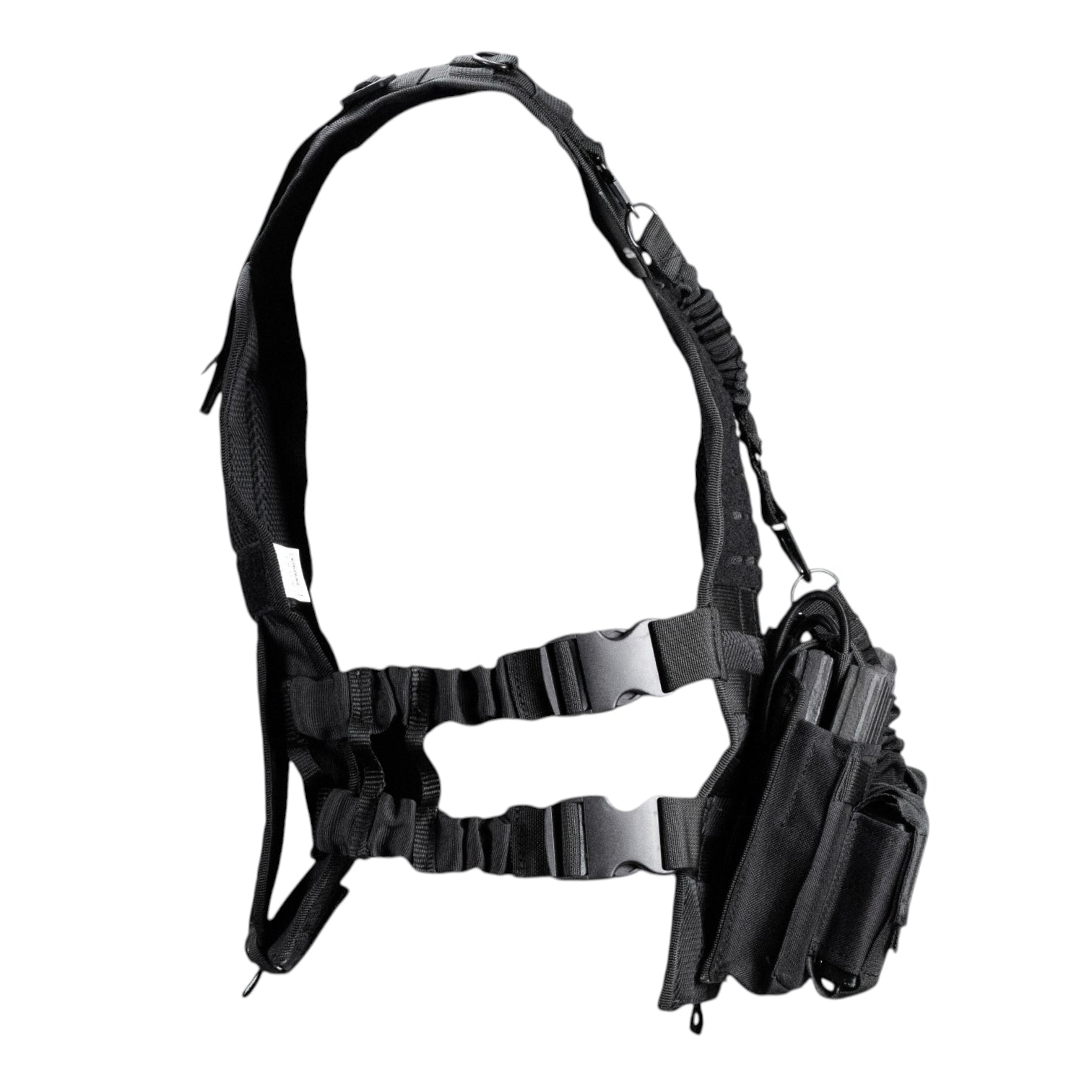 Chaleco Táctico porta placas Bungee 2R, Con accesorios incluidos.