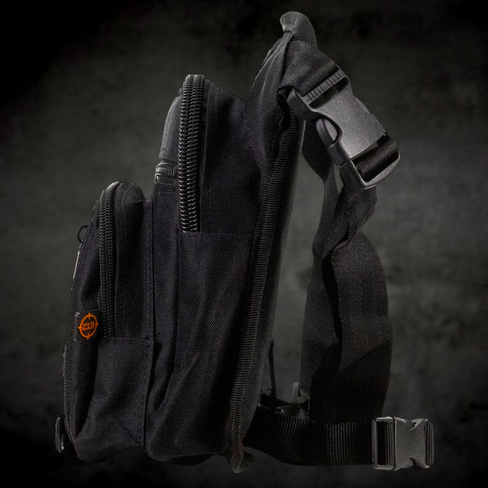 Piernera Táctica y Riñonera Sickpack RY14, Muslera Multiusos Ajustable