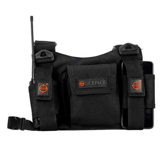 Double Chest Bag Sickpack Sk12 Slim P/ Telefono + Radio