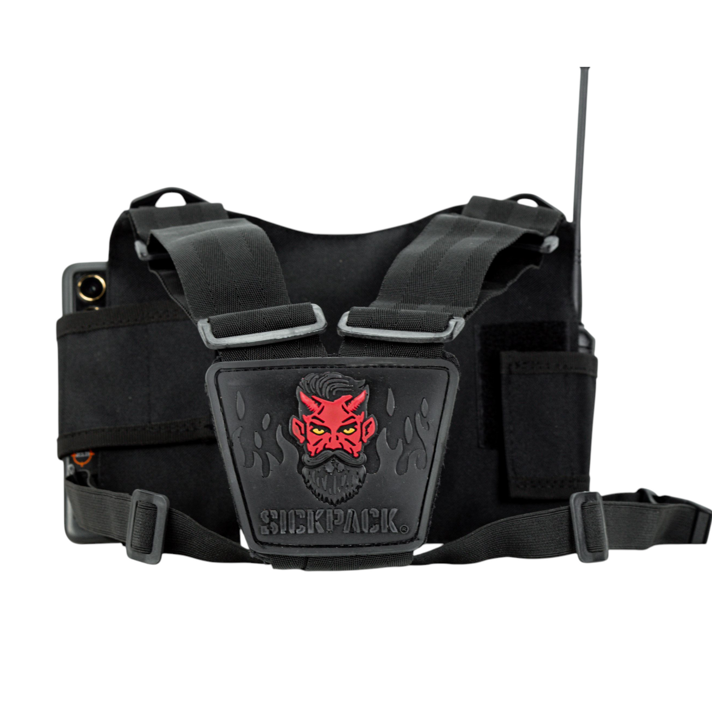 Double Chest Bag Sickpack Sk12 Slim P/ Telefono + Radio
