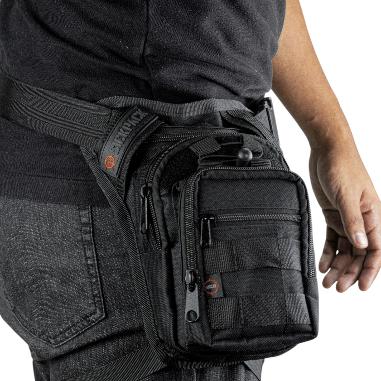 Piernera Táctica Jb10 Sickpack 4 Compartimientos +parche