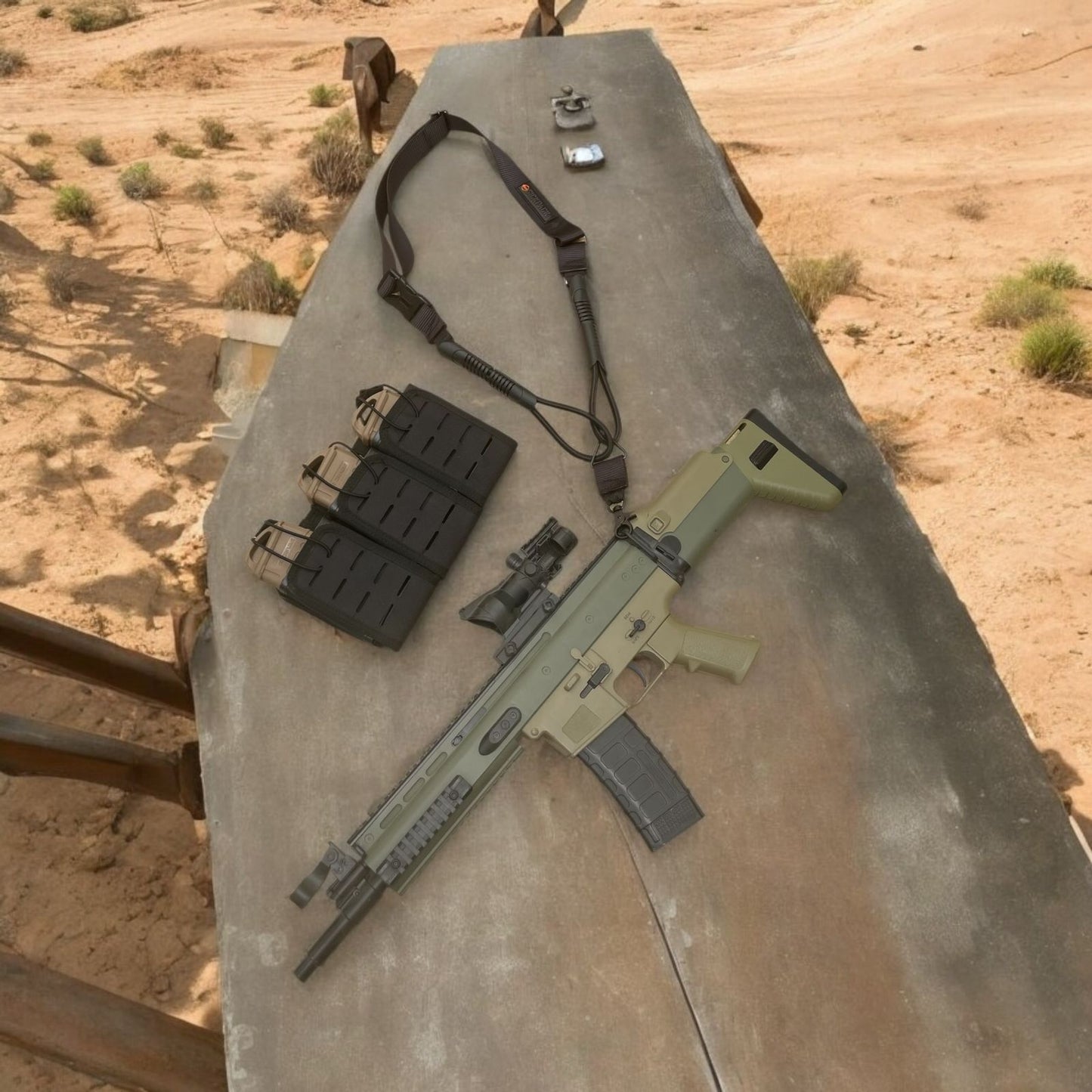 Cartuchera Portacargador Sickpack Tactico Para R15 Cap Molle