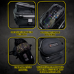 Tank Bag Impermeable Reflejante Sickpack Mochila Motociclista