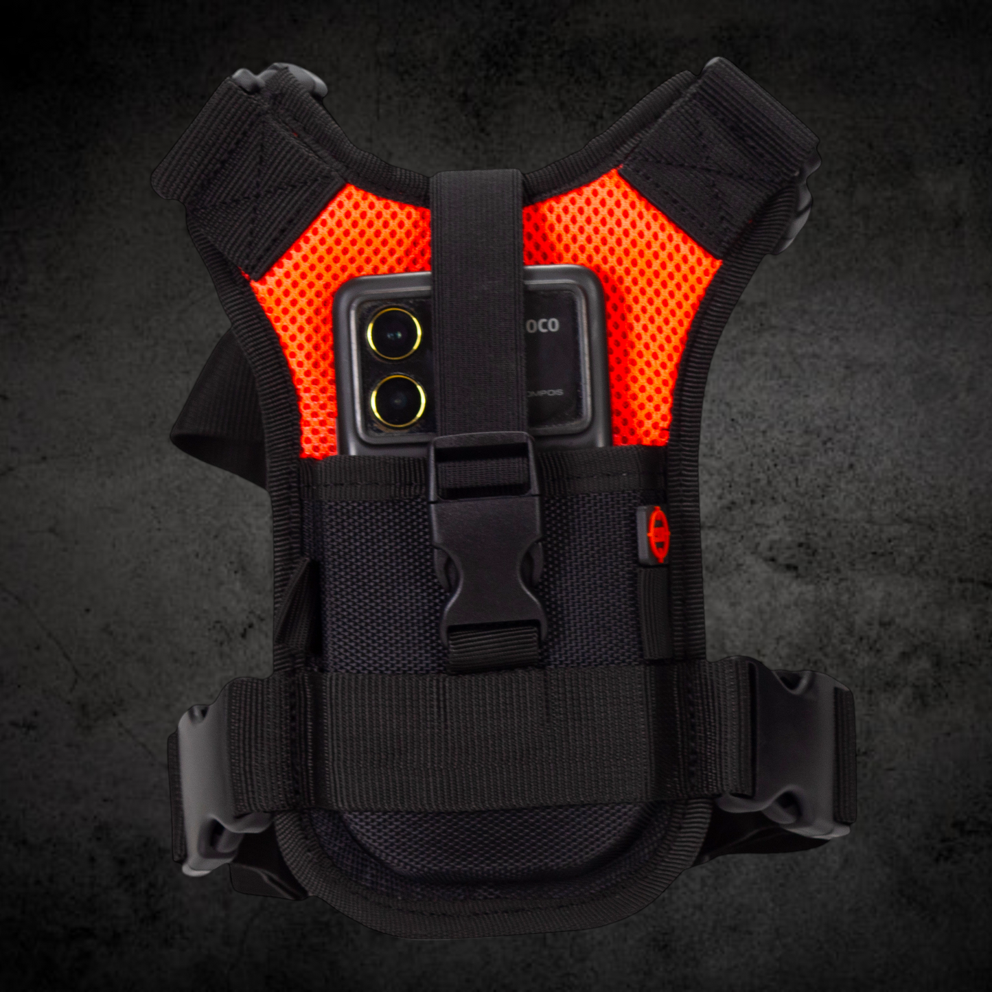 Pechera Porta Celular Chest Bag Anti Deformación Running