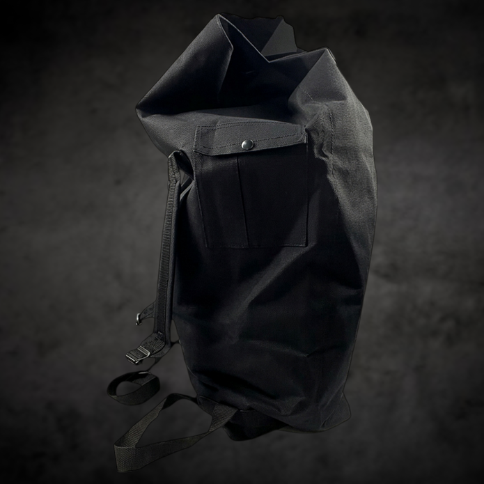 Saco De Avio Militar Colores Mochila Maleta Costal Negro
