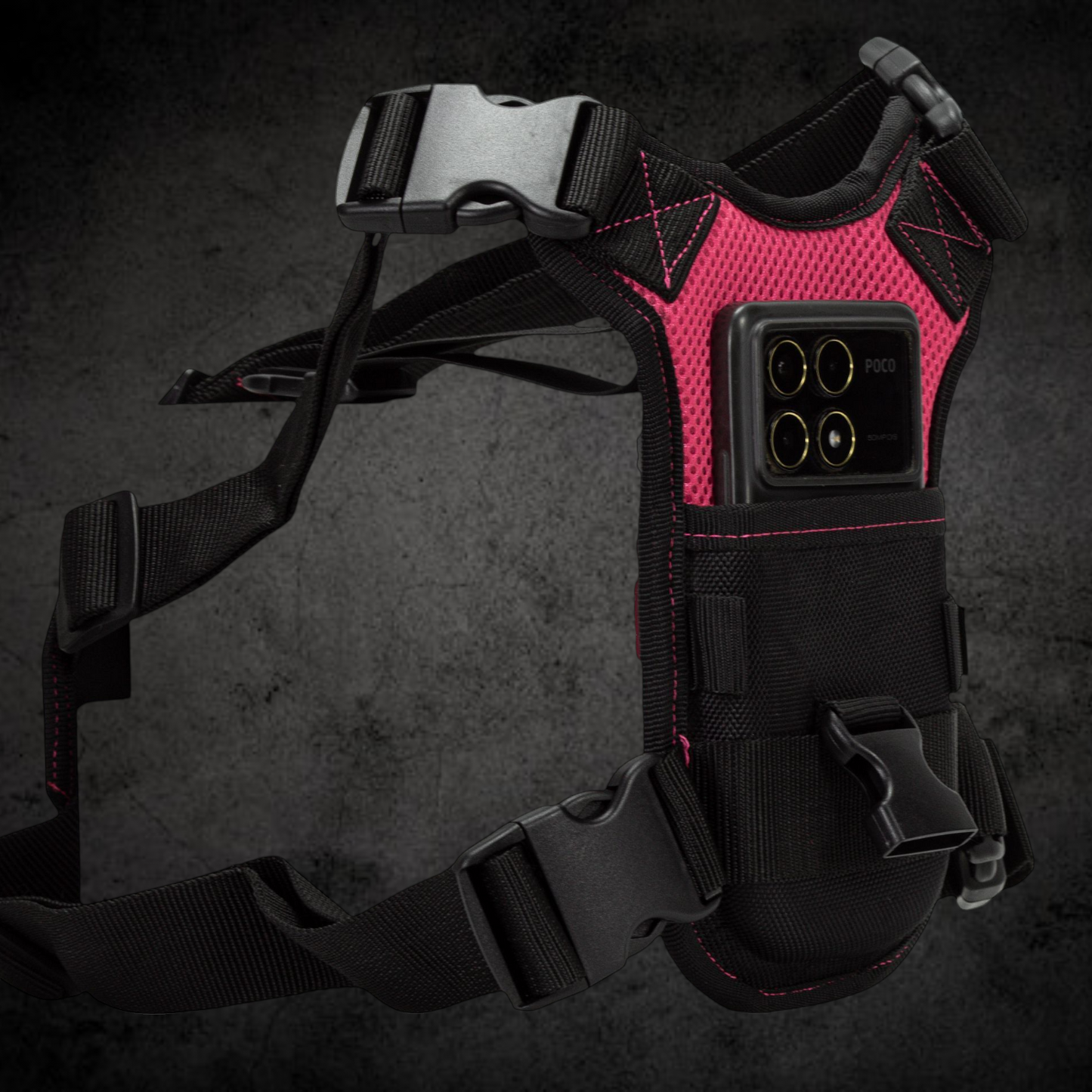 Pechera Porta Celular Chest Bag Anti Deformación Running