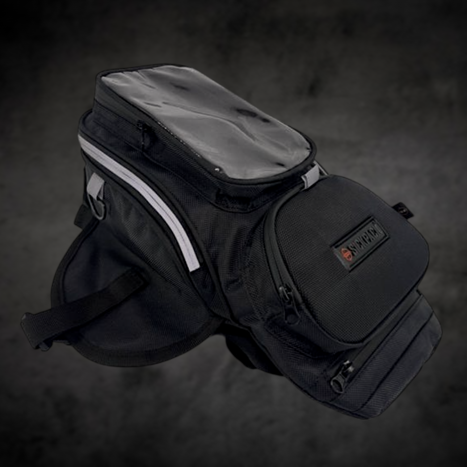 Tank Bag Impermeable Reflejante Sickpack Mochila Motociclista