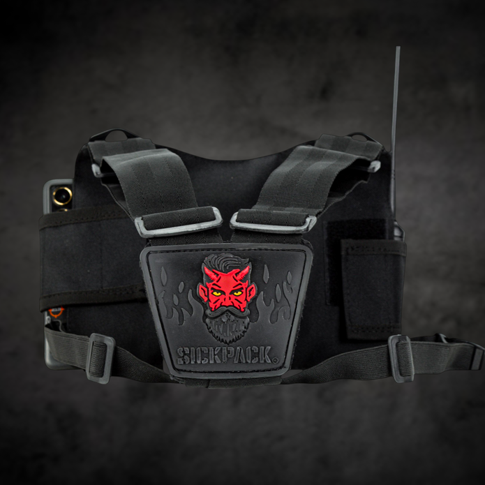 Double Chest Bag Sickpack Sk12 Slim P/ Telefono + Radio