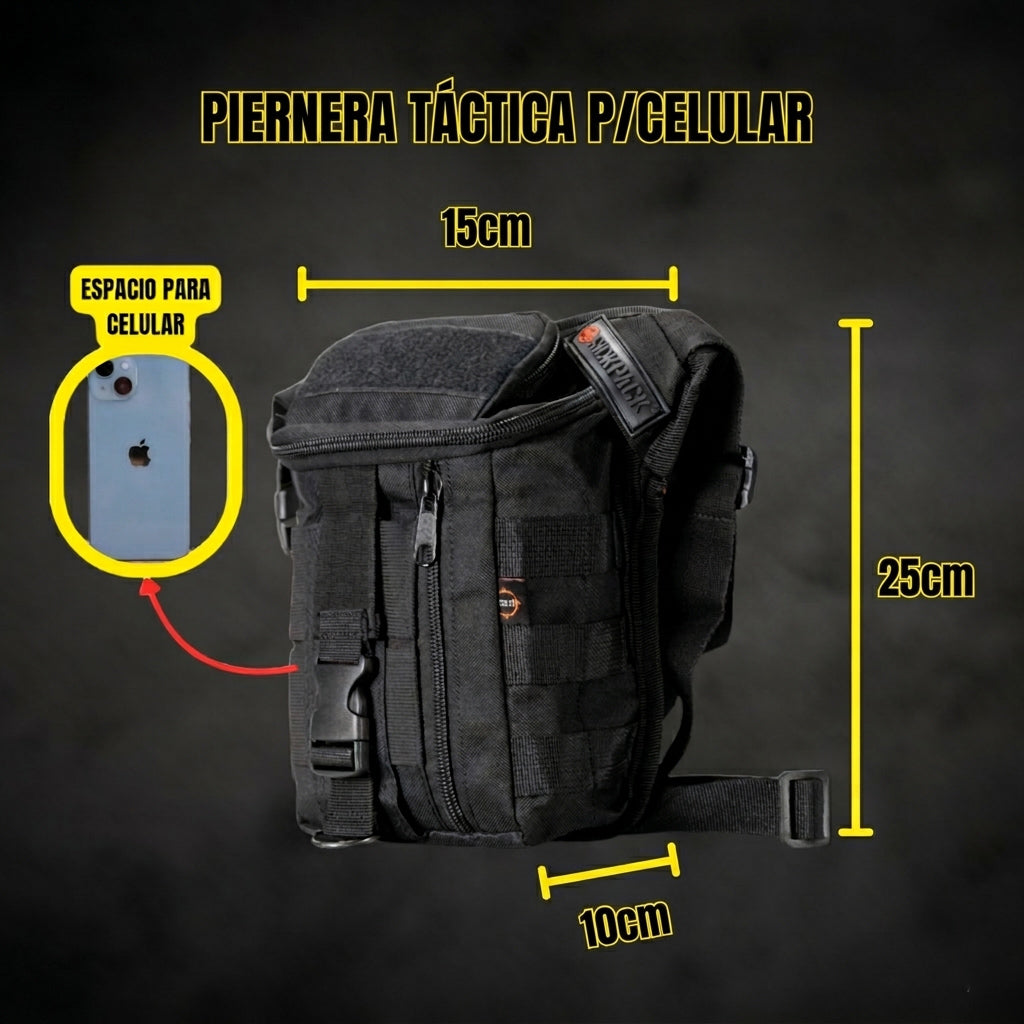 Piernera Táctica Porta Celular JB11 Sickpack