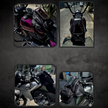 Tank Bag Impermeable Reflejante Sickpack Mochila Motociclista