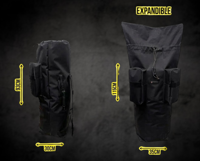 Saco De Avio Militar Expandible Sickpack Mochila Costal