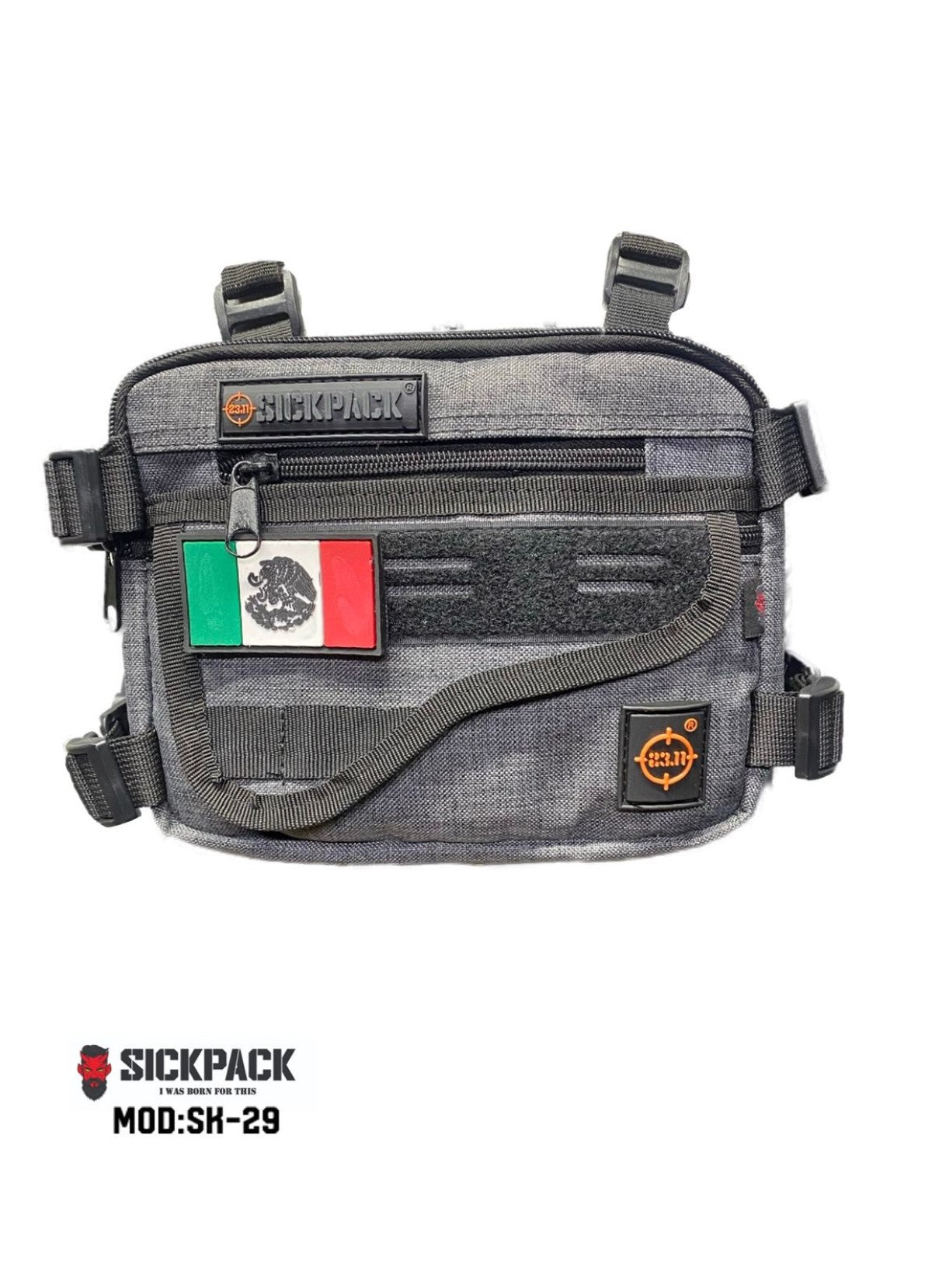 Chest Bag Sickpack Sk29 Pechera Tactica Porta Arma Molle