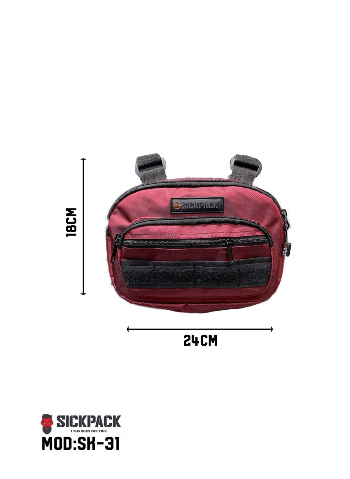 Pechera Tactica Chest Bag Sickpack Sk31 Slim 4 Compartimento