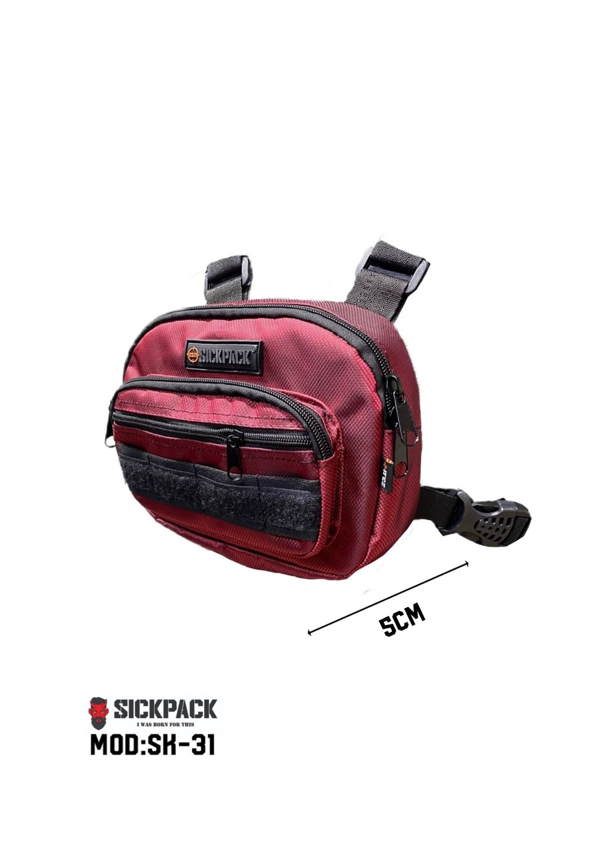 Pechera Tactica Chest Bag Sickpack Sk31 Slim 4 Compartimento