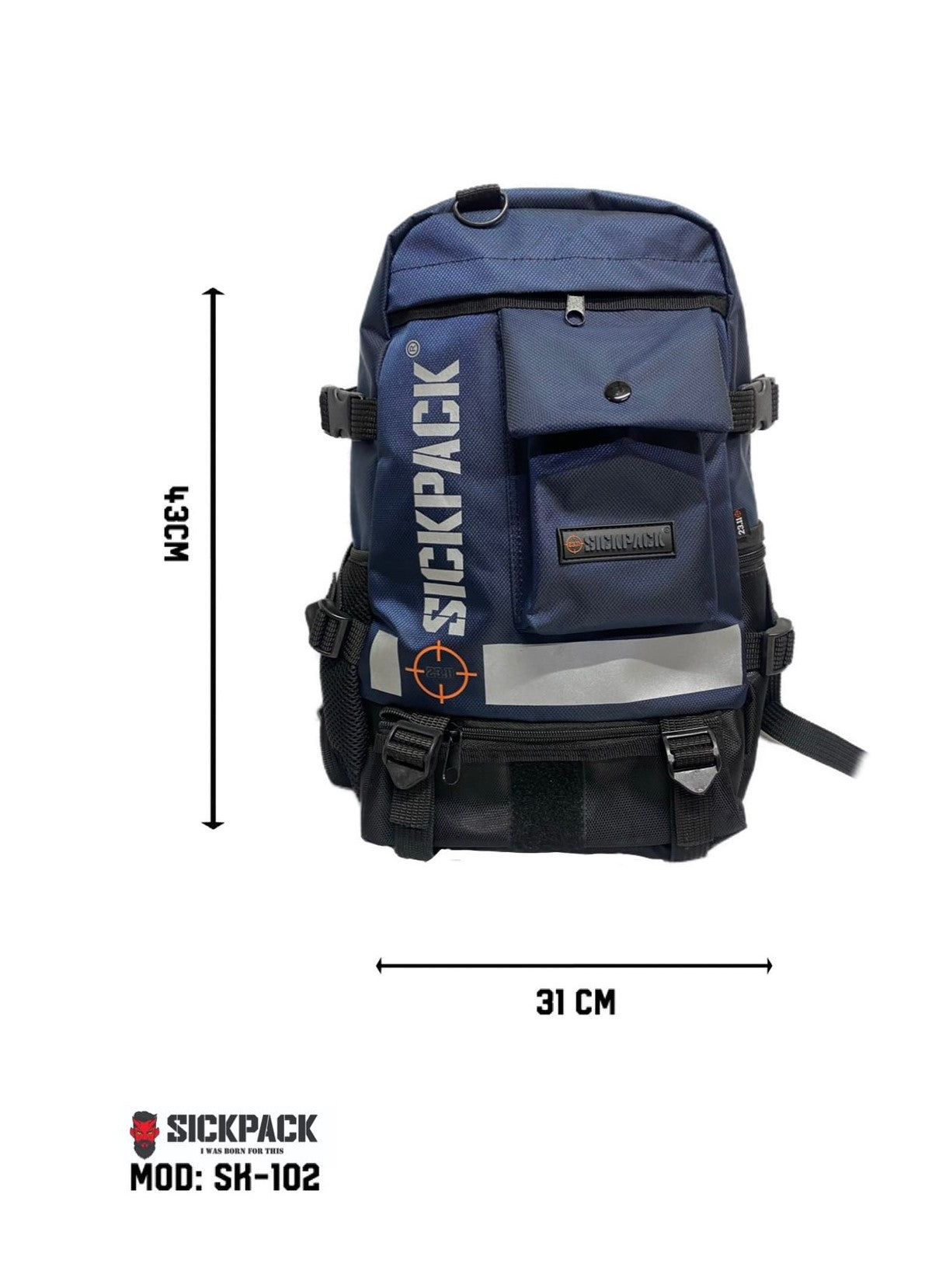 Mochila Deportiva Ligera Multiusos Sickpack S102