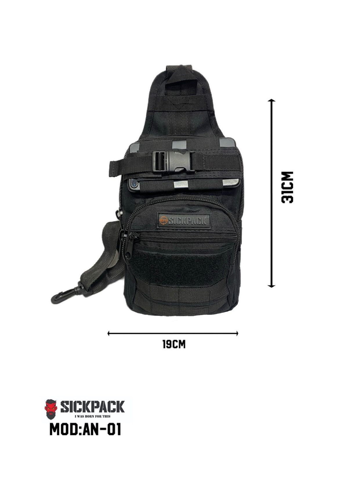 Pechera Tactica Sickpack Span1 Espacio Celular