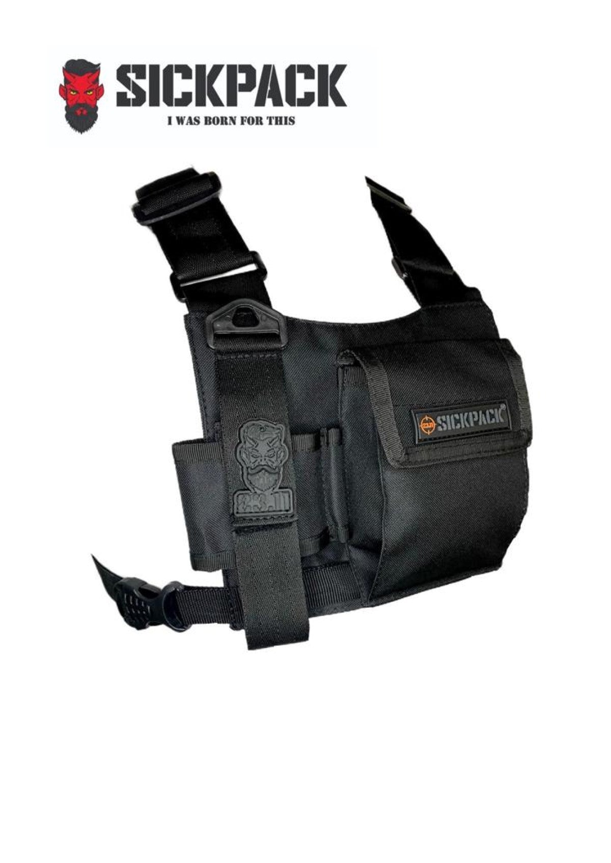 Pechera Chest Bag Sickpack Sk06 Bolsa Invisible Multiusos